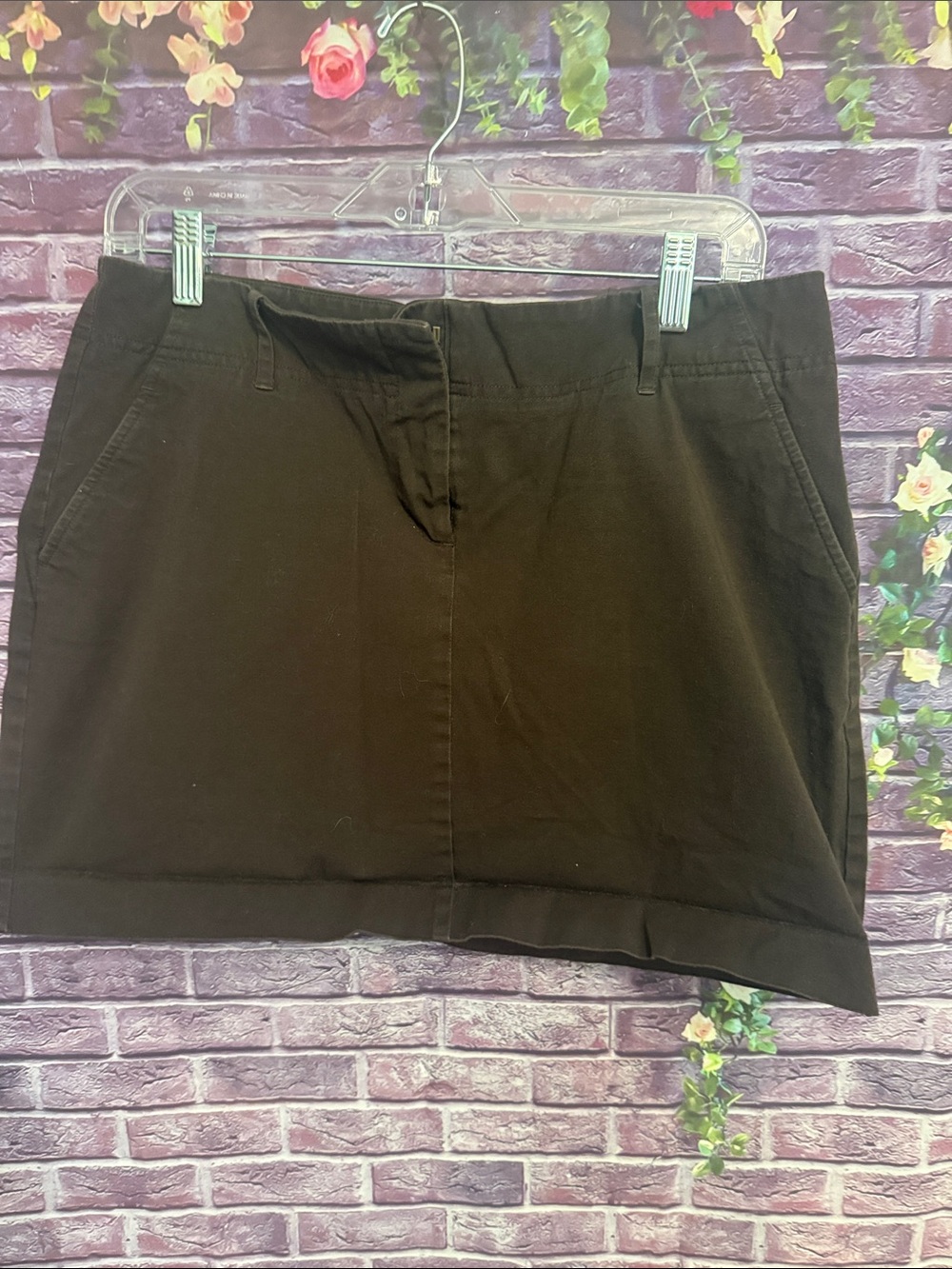 Body by Victoria denim style brown  Mini Skirt size 12